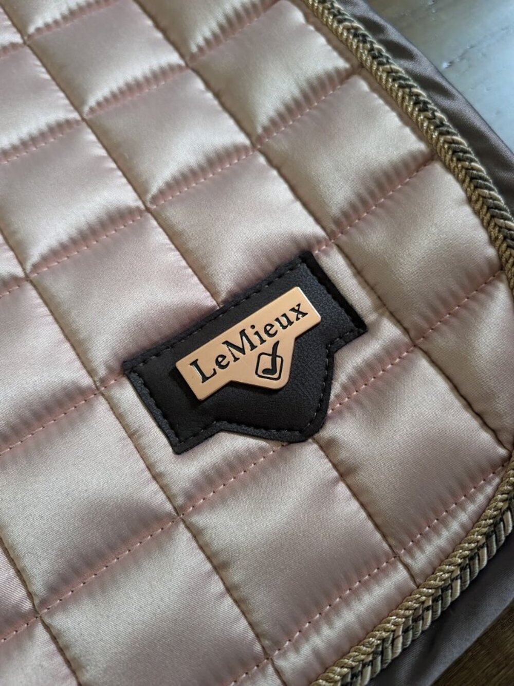 LeMieux - Loire Classic CC Steel Rosé - Size Large - Saddle Pad - Picture 3 of 7
